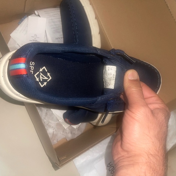 Sperry Blue Boat Shoes with Canvas Material and Cushioned Sole, 
NWOT - Picture 4 of 6